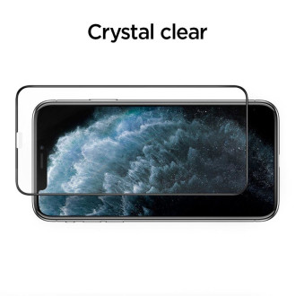 Tvrzené sklo Spigen ALM GLASS FC IPHONE 11 PRO MAX ČERNÉ