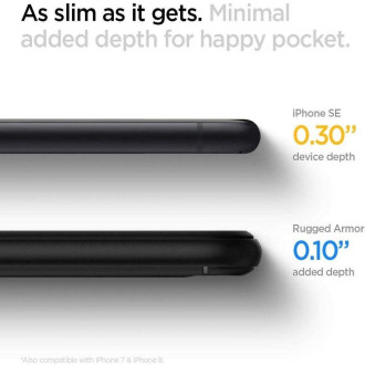 Spigen RUGGED ARMOR IPHONE SE 2020 / 2022 ČERNÝ