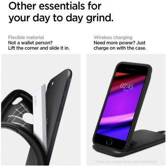 Spigen RUGGED ARMOR IPHONE SE 2020 / 2022 ČERNÝ