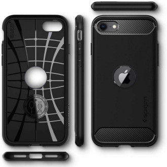 Spigen RUGGED ARMOR IPHONE SE 2020 / 2022 ČERNÝ