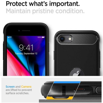 Spigen RUGGED ARMOR IPHONE SE 2020 / 2022 ČERNÝ