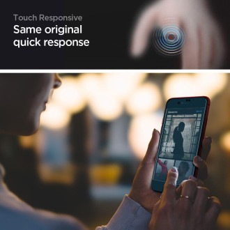 Tvrzené sklo Spigen ALM GLASS FC IPHONE 7 / 8 / SE 2020 / 2022 ČERNÉ