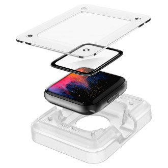 HYBRIDNÍ GLASS Spigen PROFLEX &quot;EZ FIT&quot; Apple Watch 4/5/6/SE (40MM)
