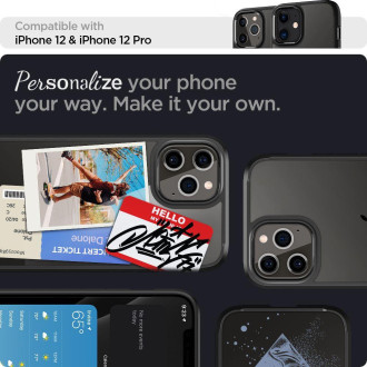 Spigen ULTRA HYBRID IPHONE 12/12 PRO MATTE BLACK
