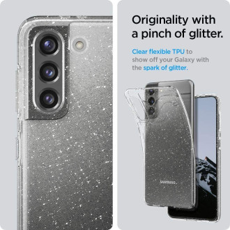 Spigen LIQUID CRYSTAL GALAXY S21 GLITTER CRYSTAL