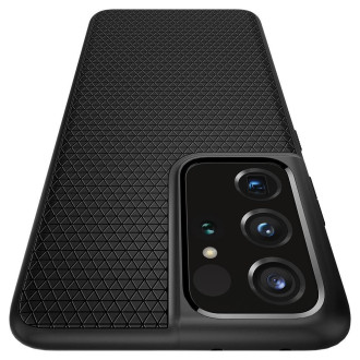 Spigen LIQUID AIR GALAXY S21 ULTRA MATNÁ ČERNÁ