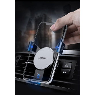 Ugreen car gravity holder for air supply ventilation grille silver (40907)
