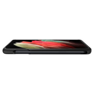 Spigen TEKUTÉ VZDUCHOVÉ pero GALAXY S21 ULTRA MATNÉ ČERNÉ