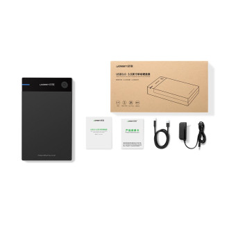 [ON RETURN] Ugreen HDD bay SATA 3.5 ´´ drive USB 3.0 black (50422)