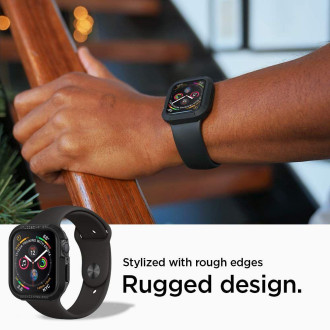 Spigen RUGGED ARMOR Apple Watch 4/5/6/7/8/SE (40/41MM) ČERNÉ