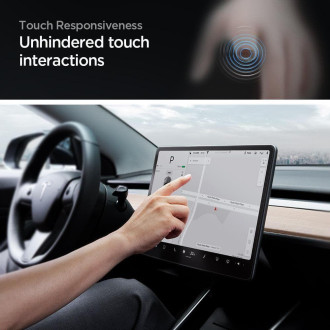 Tvrzené sklo Spigen GLAS.TR &quot;EZ FIT&quot; TESLA MODEL Y / 3