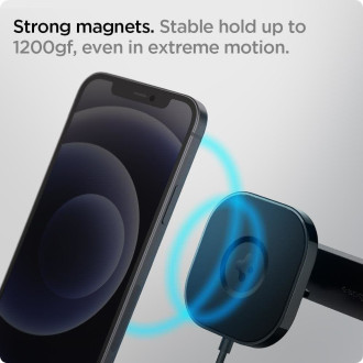 Spigen ITS12W ONETAP MAGNETICKÁ MAGSAFE VENT AUTONABÍJEČKA 7,5W ČERNÁ