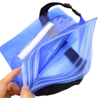 PVC voděodolný vak / ledvinka - žlutá