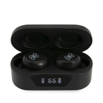 Bluetooth sluchátka Guess GUTWST31EK TWS + dokovací stanice - černá