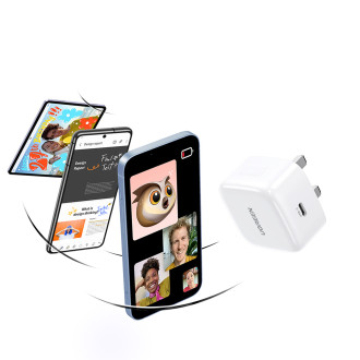 Ugreen UK (Velká Británie) USB-C rychlá nabíječka PD 30W bílá (CD127)