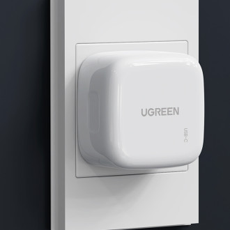Ugreen UK (Velká Británie) USB-C rychlá nabíječka PD 30W bílá (CD127)