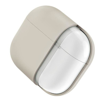 Uniq pouzdro Lino AirPods Pro 2 gen Silikonová béžová/béžová slonová kost