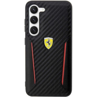 Ferrari FEHCS23MNPYK S23+ S916 černo/černé pevné pouzdro Carbon Contrast Edges