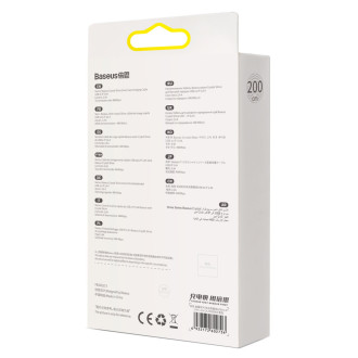 [RETURNED ITEM] Baseus crystal shine series fast charging data cable USB Type A to Lightning 2.4A 2m purple (CAJY000105)