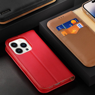 Dux Ducis Hivo iPhone 15 Pro Max Dux Ducis Hivo RFID blokovací peněženkové pouzdro – černé