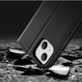 Dux Ducis Hivo RFID blokovací peněženkové pouzdro pro iPhone 15 - hnědé