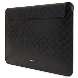 Karl Lagerfeld Sleeve KLCS14SAKLHPK 14&quot; černá/černá plaketa Saffiano