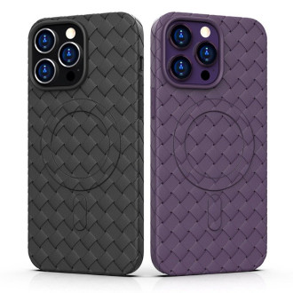 Tkané pouzdro pro iPhone 13 Pro – fialové