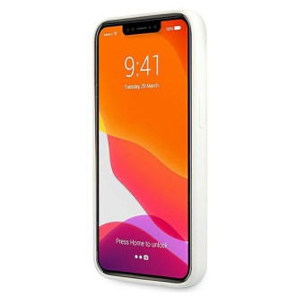 Karl Lagerfeld KLHCP13XSLKLWH iPhone 13 Pro Max 6,7" Silicone Stack Logo biały/white