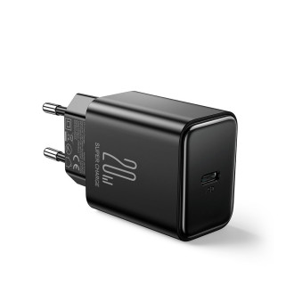 USB C nabíječka 20W PD Joyroom JR-TCF06 s USB C kabelem - Lightning - Černá