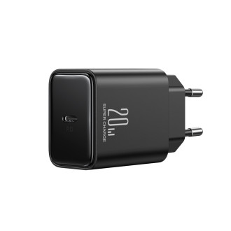USB C nabíječka 20W PD Joyroom JR-TCF06 s USB C kabelem - Lightning - Černá