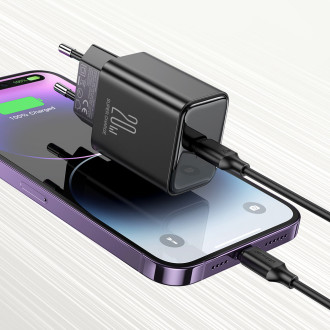 Joyroom JR-TCF06 USB C 20W PD nabíječka - Černá