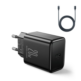 Joyroom JR-TCF06 USB C 20W PD nabíječka - Černá