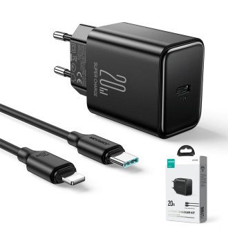 Joyroom JR-TCF06 USB C 20W PD nabíječka - Černá