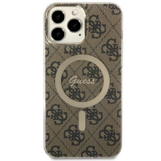 Guess GUHMP13XH4STW iPhone 13 Pro Max 6,7&quot; hnědý/hnědý pevný obal 4G MagSafe