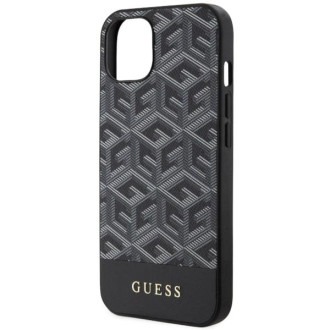 Guess GUHMP14SHGCFSEK iPhone 14 6,1" černo/černý pevný obal GCube Stripes MagSafe