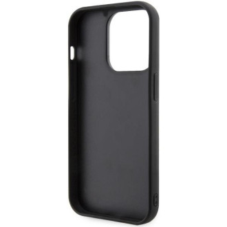 Karl Lagerfeld KLHCP14X3DRKINK iPhone 14 Pro Max 6,7&quot; černý/černý pevný obal Gumový Ikonik 3D