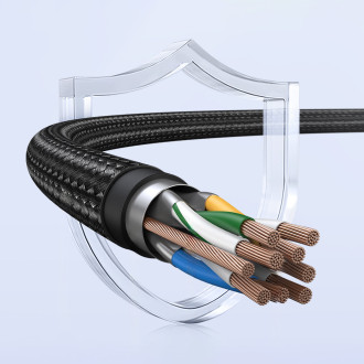 USB C – Micro USB B 3.0 5Gb/s 3A 1m kabel Ugreen US565 – šedý