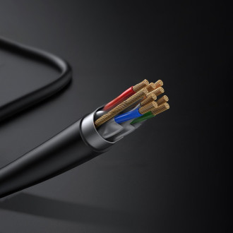 Ugreen NW107 RJ45/Cat 7 síťový kabel STP 5m - černý