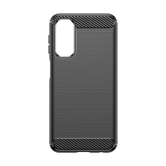 Ohebné pouzdro s karbonovým vzorem pro Samsung Galaxy M34 Carbon Case - černé