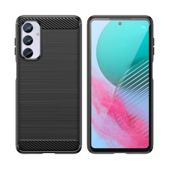 Ohebné pouzdro s karbonovým vzorem pro Samsung Galaxy M54 Carbon Case - černé