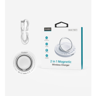 MagSafe Choetech T603-F indukční nabíječka s držákem - bílá