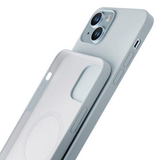 Apple iPhone 14 - 3mk Hardy silikonové pouzdro MagCase Sierra Blue