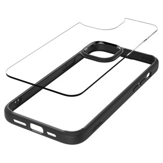 Spigen Crystal Hybrid, matná černá - iPhone 15 Plus
