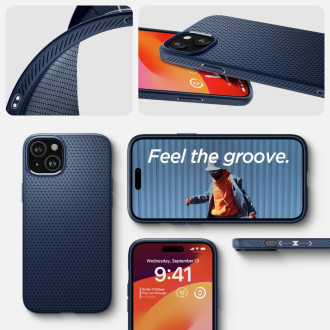 Spigen LIQUID AIR IPHONE 15 NAVY BLUE