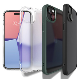 Spigen Crystal Hybrid, křišťálově čistý - iPhone 15