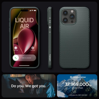 Spigen LIQUID AIR IPHONE 15 PRO ABYSS ZELENÝ