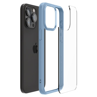 Spigen Crystal Hybrid, sierra blue - iPhone 15 Pro Max