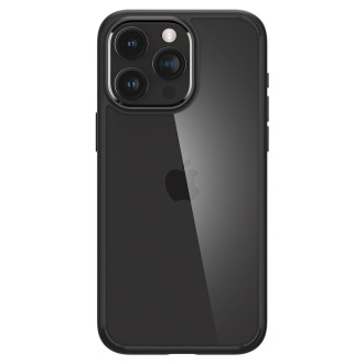 Spigen Crystal Hybrid, matná černá - iPhone 15 Pro
