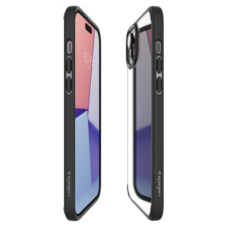 Spigen Crystal Hybrid, matná černá - iPhone 15