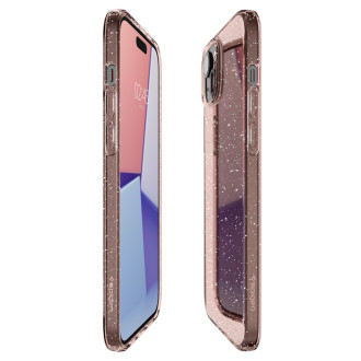 Spigen Liquid Crystal Glitter, rose quartz - iPhone 15